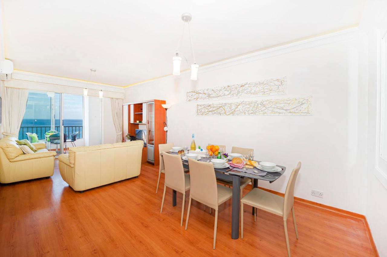 Spinola Bay Top Floor Seafront 3 Bedroom Apartment With Panoramic Sea Views - By Getawaysmalta Saint Julian's Dış mekan fotoğraf
